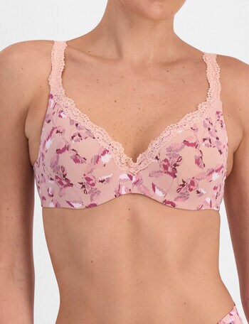 Berlei Barely There Micro T-Shirt Bra, Luxe Feuilles, B-E product photo