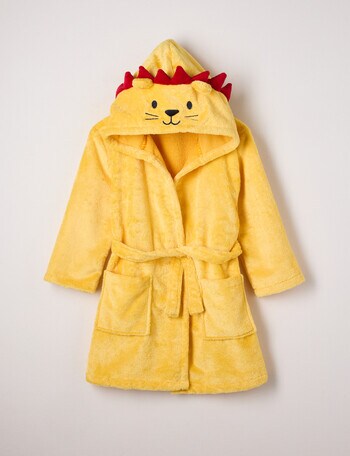 Sleep Mode Lion Robe, Yellow, 2-8 product photo