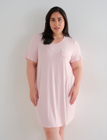 Studio Curve Sleep T-Shirt Nightie, Blush product photo