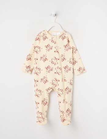 Teeny Weeny Sleep Fleece Cherry Sleepsuit product photo