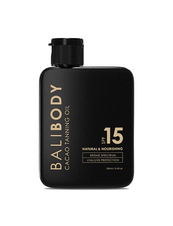 Bali Body Cacao Tanning Oil SPF15 product photo
