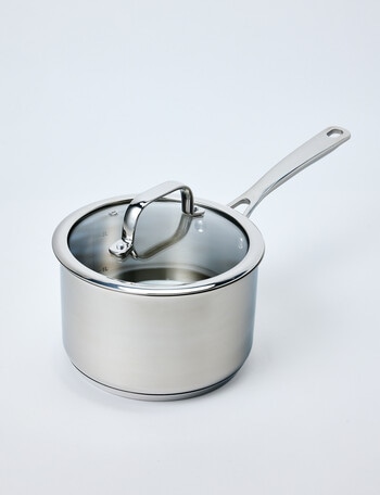 Stevens Titan Stainless Steel Saucepan with Lid, 18cm product photo