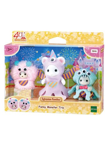 Sylvanian Families Funny Monster Trio, 40th Anniversary product photo