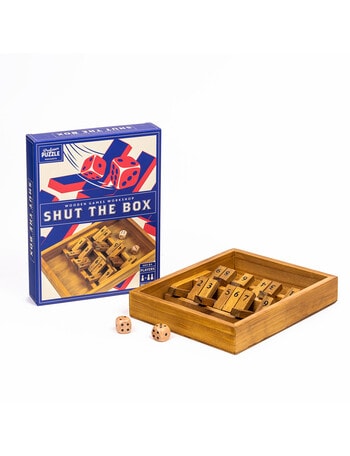 Mattel Games Shut The Box Game Wooden product photo