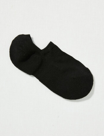 DS Socks Merino Cushion Sole Liner Socks, Black product photo