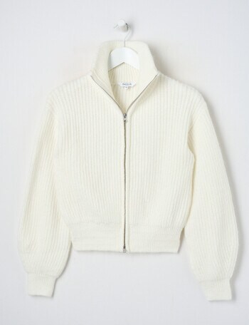 Switch Zip Through Jumper, Vanilla product photo