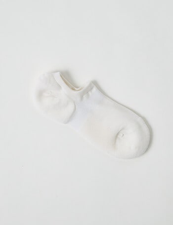 DS Socks Merino Cushion Sole Liner Socks, White product photo