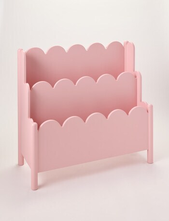 Teeny Weeny Scalloped Book Storage, Pink product photo