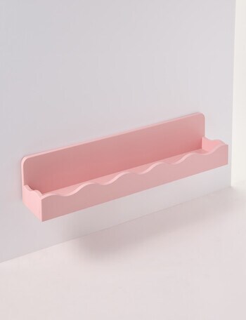 Teeny Weeny Wavy Shelf, Pink product photo