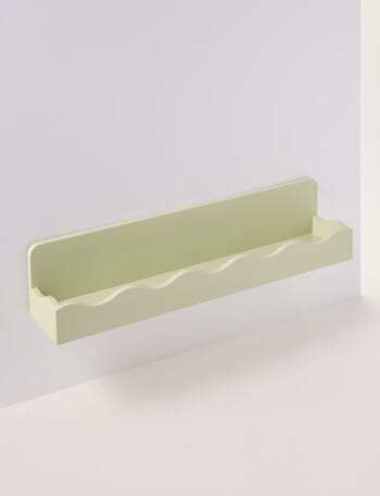 Teeny Weeny Wavy Shelf, Sage product photo