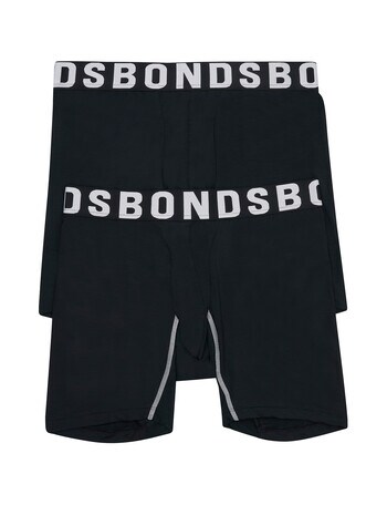 Bonds Chafe-off Mid Trunk, 2-Pack, Nu Black product photo