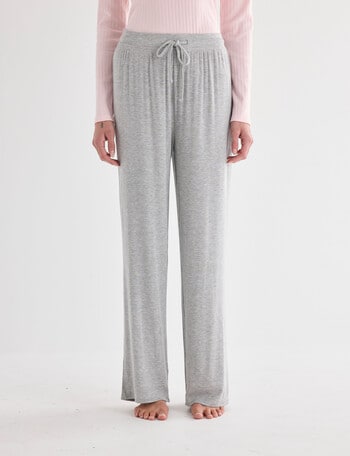 Zest Sleep Rib Pant, Grey Marle product photo