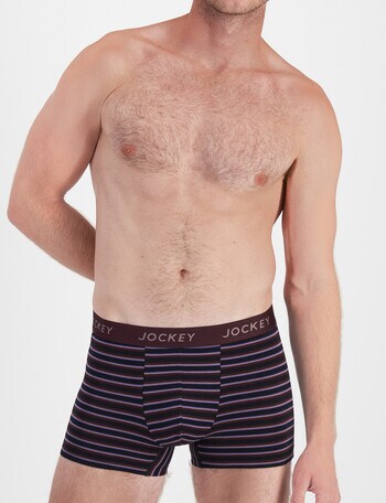 Jockey Comfort Stripe Trunk, 3-Pack, Stripe Forest Bed product photo