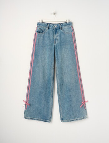 Switch Bow Tape Gia Baggy Jean, Vintage Blue product photo