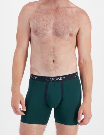Jockey Chafe Proof Cotton Mid Trunk, Winter Pine product photo