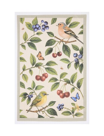 Stevens Flora Berries Tea Towel product photo