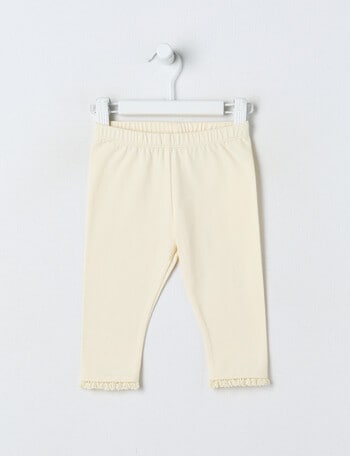 Teeny Weeny Swan Song Play Legging, Cream product photo