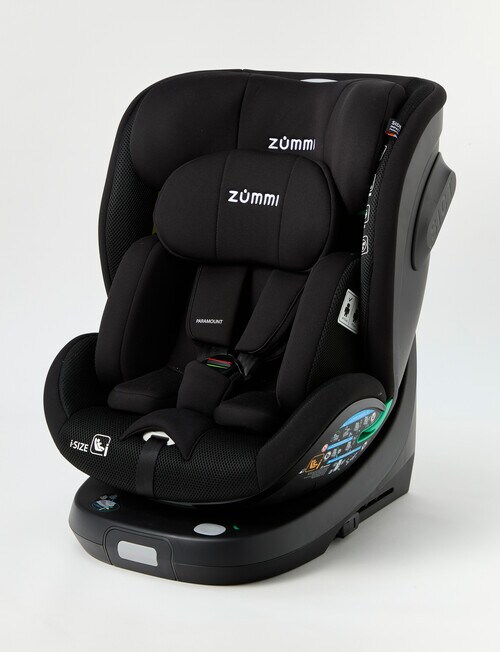 Zummi Paramount 360&deg; Car Seat, Black product photo View 03 L