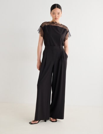 State of play Mishka Wide Leg Pant, Charcoal product photo
