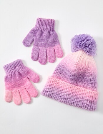 Mac & Ellie Ombre Warmwear Set, Multicoloured product photo