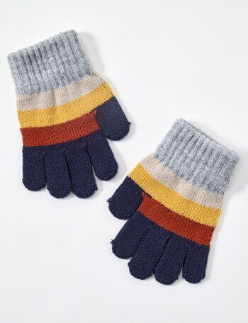 Mac & Ellie Stripe Gloves, Multicoloured product photo
