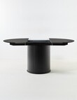 LUCA Furniture Porto Dining Table, D1.2-1.67m, Black product photo View 03 S