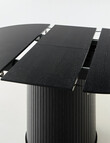 LUCA Furniture Porto Dining Table, D1.2-1.67m, Black product photo View 07 S