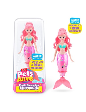 Pets Alive Water Activated Swimming Mermaid, Assorted product photo