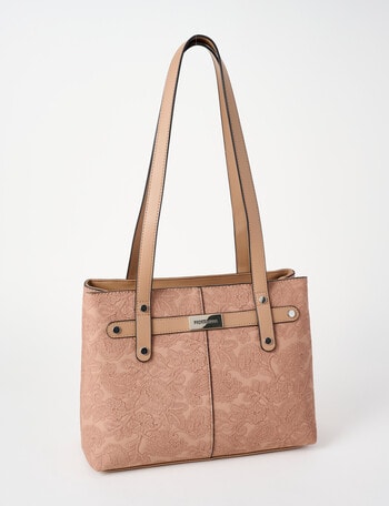 Pronta Moda Paisley Shopper Bag, Champagne product photo