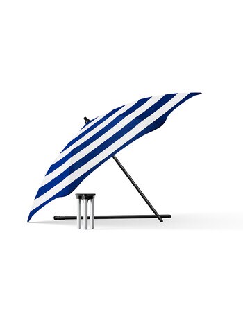 Blunt Sea Stripes Beach Umbrella, Navy & White product photo