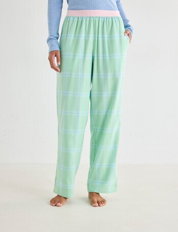 Zest Sleep Flannel Pant, Apple Check product photo