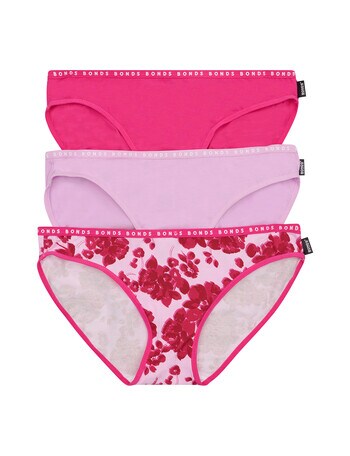 Bonds Hipster Bikini Brief, 3-Pack, Romantic Bloom product photo