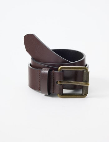 L+L Roller Jeans Belt, Brown product photo