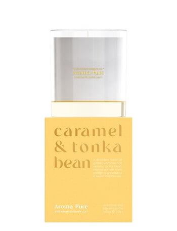 The Aromatherapy Co. Aroma Pure Candle, 200g, Caramel & Tonka Bean product photo