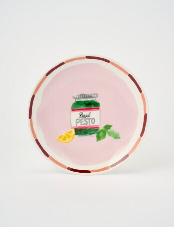 Porto Valentina Side Plate, 20cm, Pesto product photo