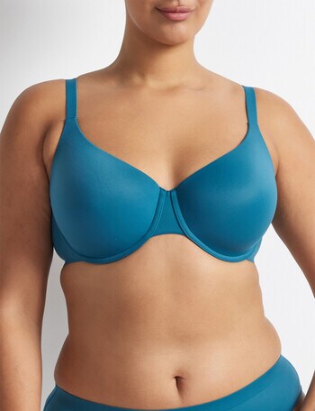 Perfects Alive T-Shirt Bra, Blue Coral product photo