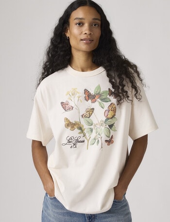 Levis Tabor Butterfly Garden Tee, Egret product photo