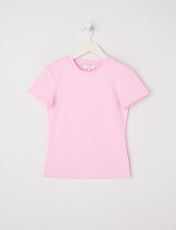 Switch Giselle Short Sleeve Tee, Baby Pink product photo