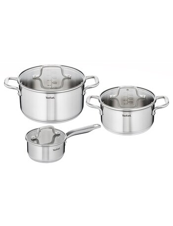 Tefal Virtuoso Stainless Steel, 3-Piece Pot Set product photo