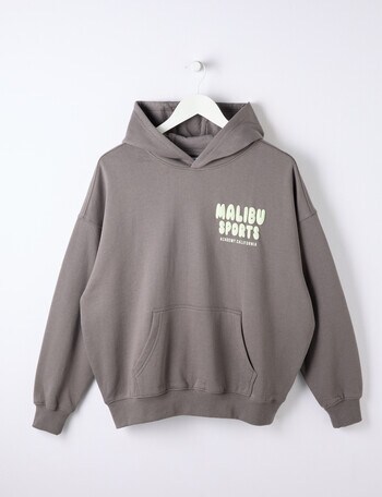 Switch Malibu Sports Oversized Hoodie, Charcoal & Matcha product photo