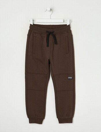 Mac & Ellie Knee Panel Trackpant, Chocolate product photo