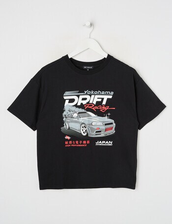 No Issue Car Drift Short Sleeve Tee, Black product photo