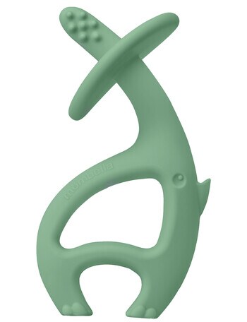Mombella Dancing Elephant Teether, Green product photo