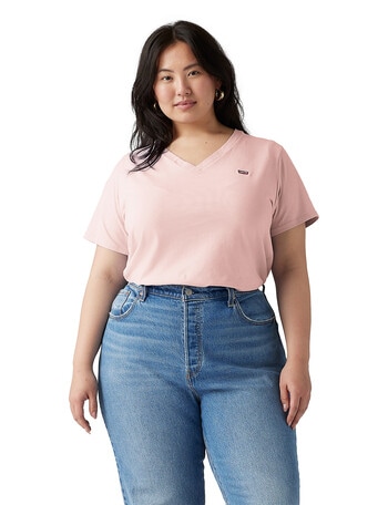 Levis Plus Perfect V-Neck Tee, Emily Stripe Deep Depths product photo