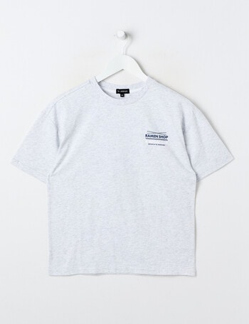 No Issue Ramen Shop Short Sleeve Tee, Grey Marle product photo