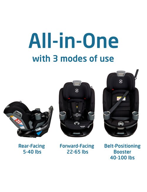 Maxi-Cosi Emme 360&deg; Rotating All in One, Midnight Black product photo View 05 L