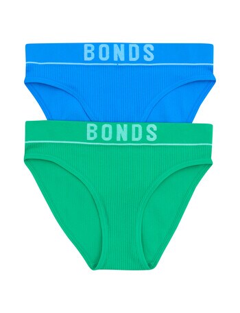 Bonds Retro Rib Bikini, 2-Pack, Free Spirit & Jam Jam product photo