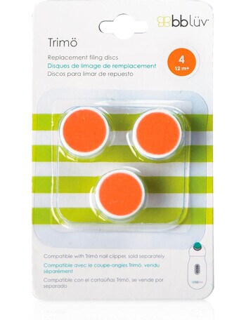 BBLUV Trimo Replacement Nail Discs, 3-Pack, 12m+ product photo