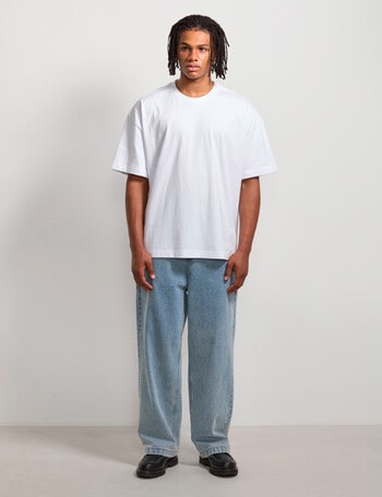 AIR SPACE Oversized Tee, White product photo