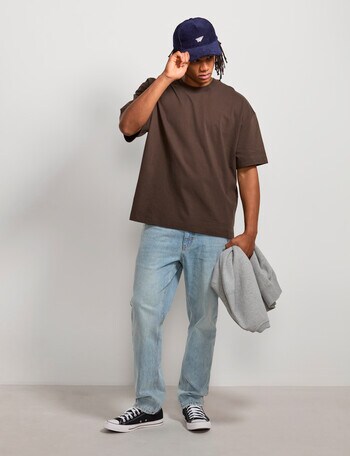 AIR SPACE Oversized Tee, Espresso product photo
